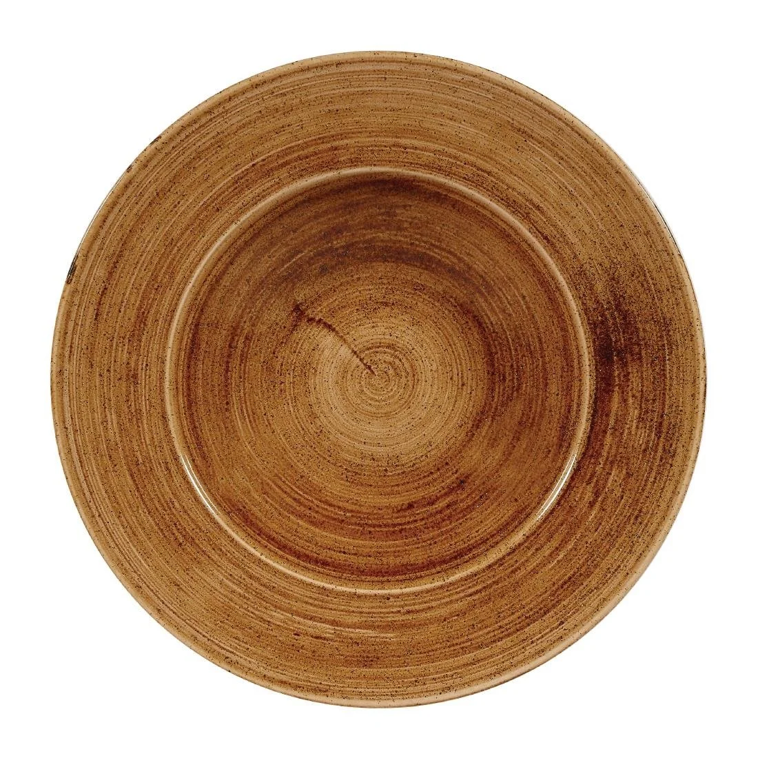 Churchill Stonecast Patina Wide Rim Bowls Vintage Copper 16.5oz 280mm - Image 1