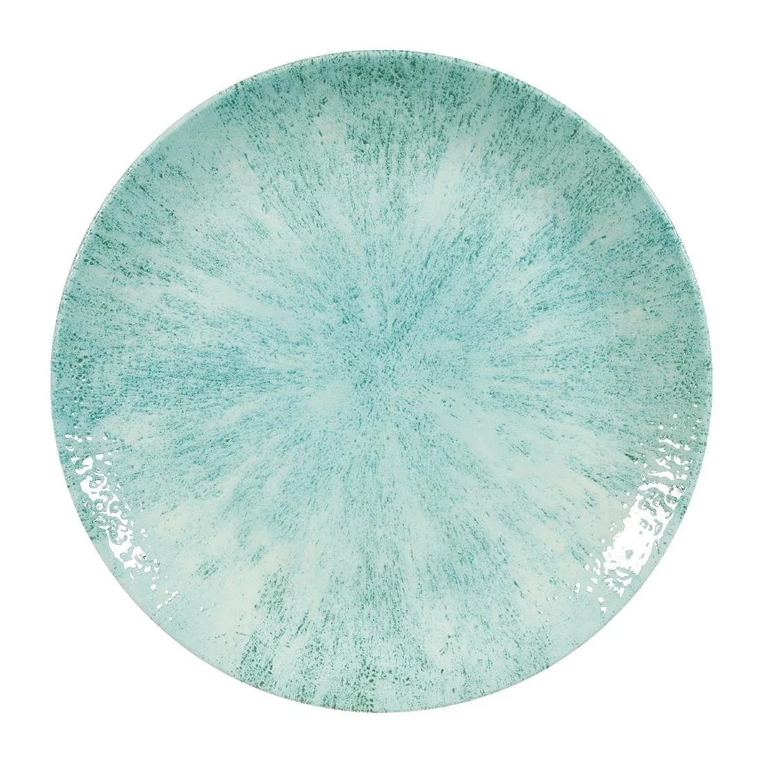 Churchill Stone Coupe Plates Aquamarine 260mm (12 Pack) - Image 1