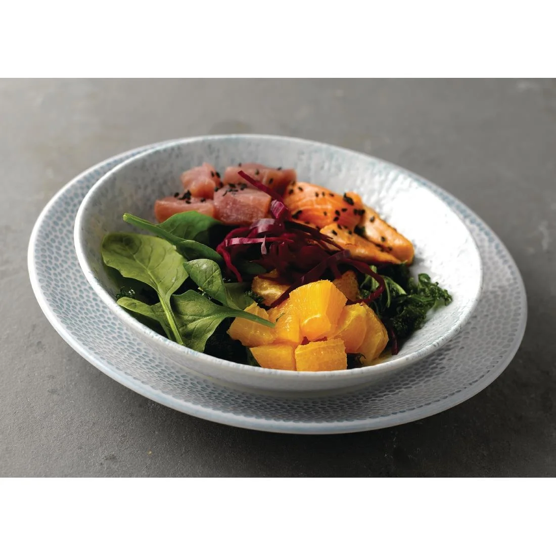 Churchill Stone Coupe Bowls Aquamarine 15oz 182mm (12 Pack) - Image 10