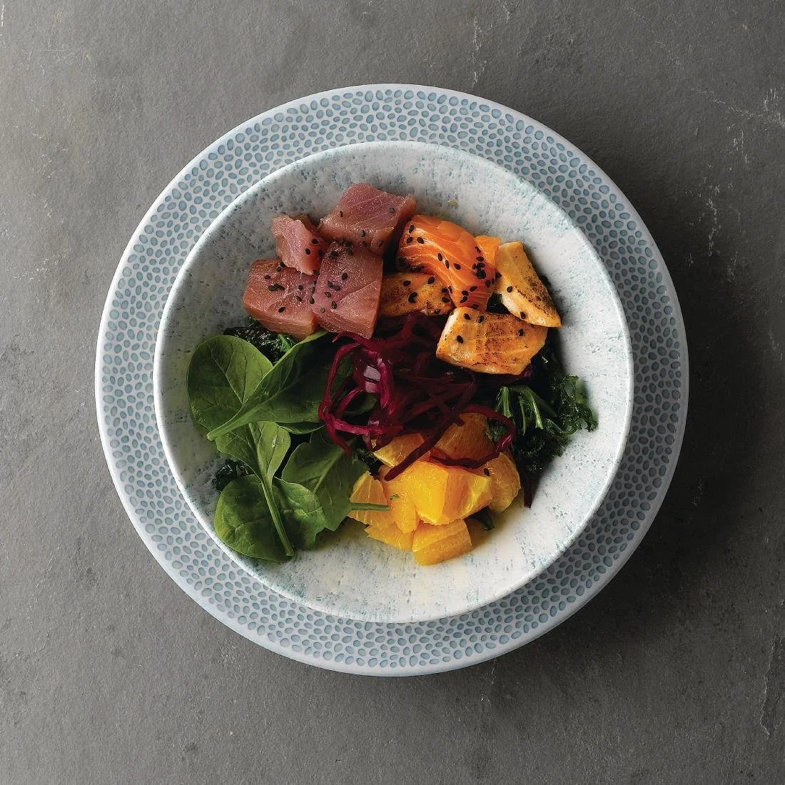 Churchill Stone Coupe Bowls Aquamarine 15oz 182mm (12 Pack) - Image 11