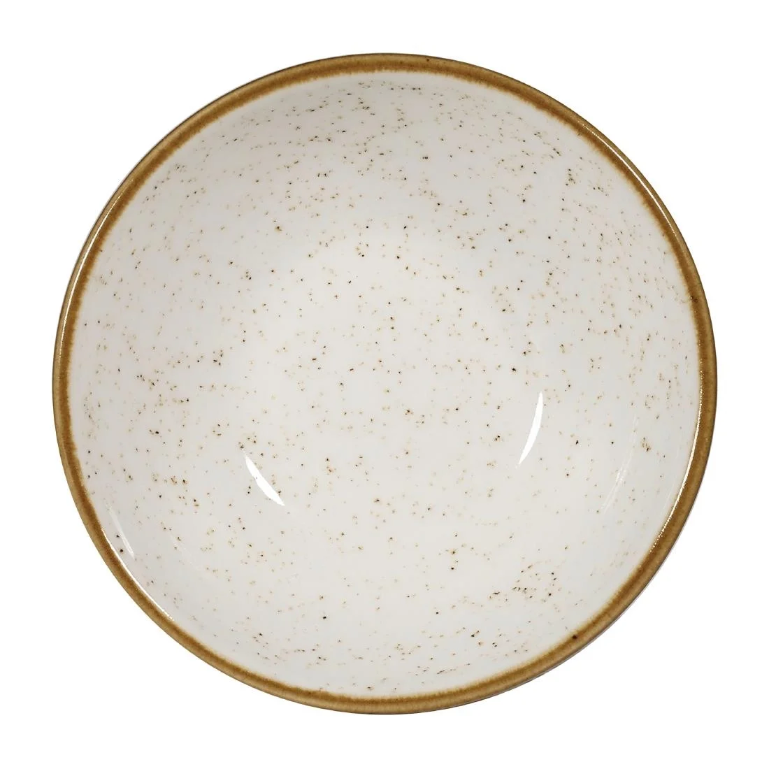 Churchill Stonecast Shallow Bowls Barley White 7oz 116mm (12 Pack)