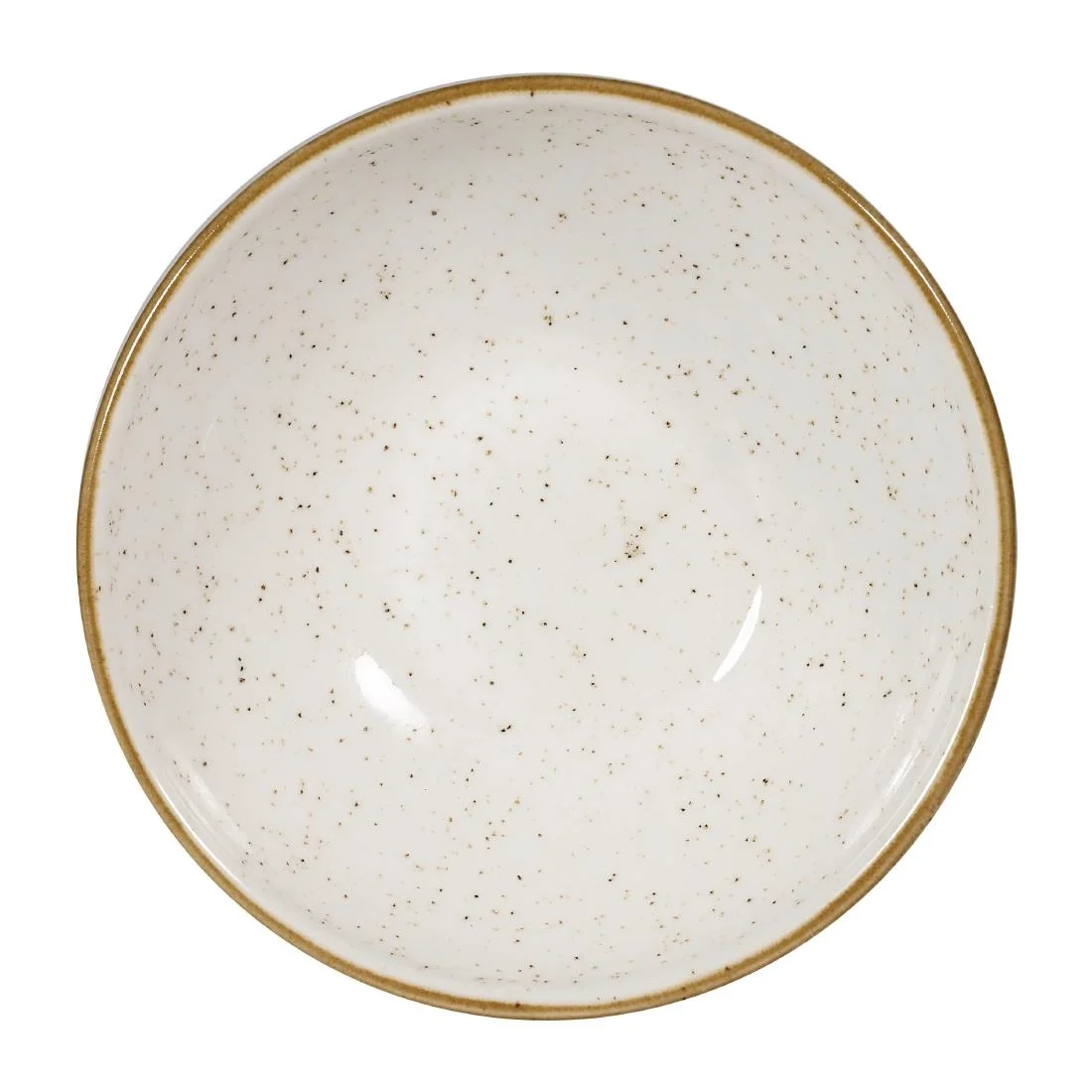 Churchill Stonecast Shallow Bowls Barley White 9oz 130mm (12 Pack)