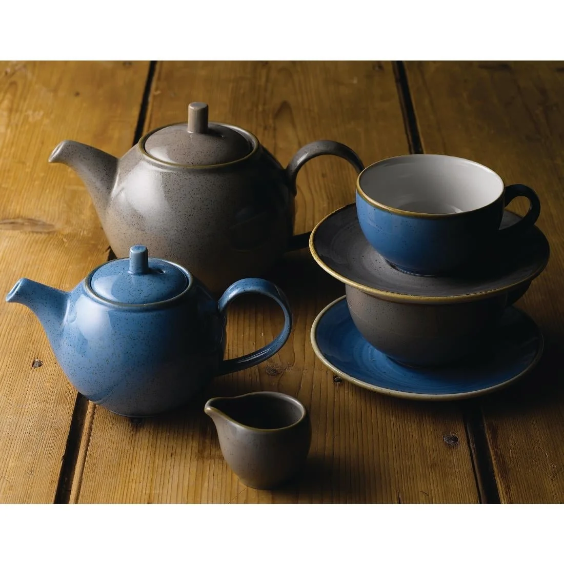 Churchill Stonecast Cappuccino Cup Peppercorn Grey 8oz - Image 3