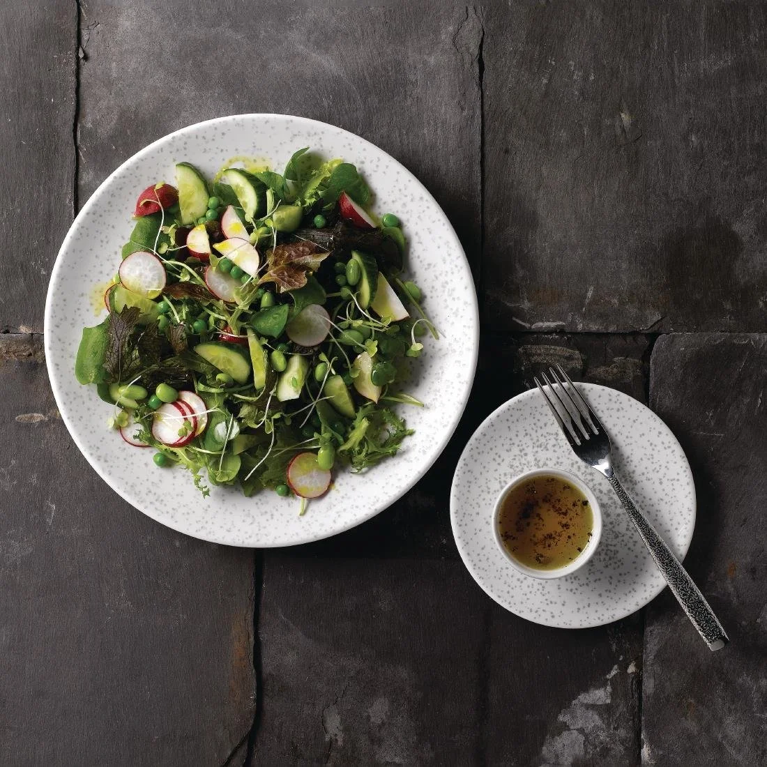 Churchill Menu Shades Caldera Coupe Plates Chalk White 270mm (6 Pack) - Image 2