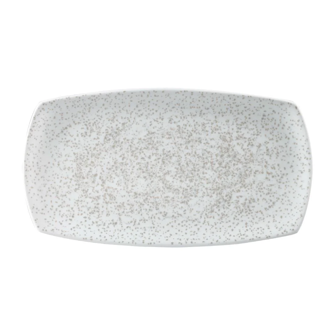 Churchill Menu Shades Caldera Rectangular Plates Chalk White 190 x 355mm (6 Pack)