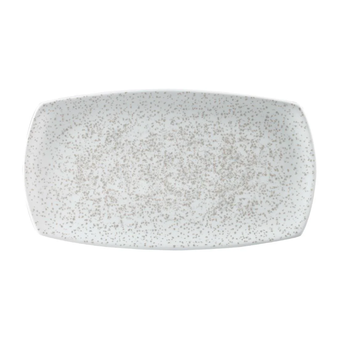 Churchill Menu Shades Caldera Rectangular Plates Chalk White 190 x 355mm (6 Pack) - Image 1