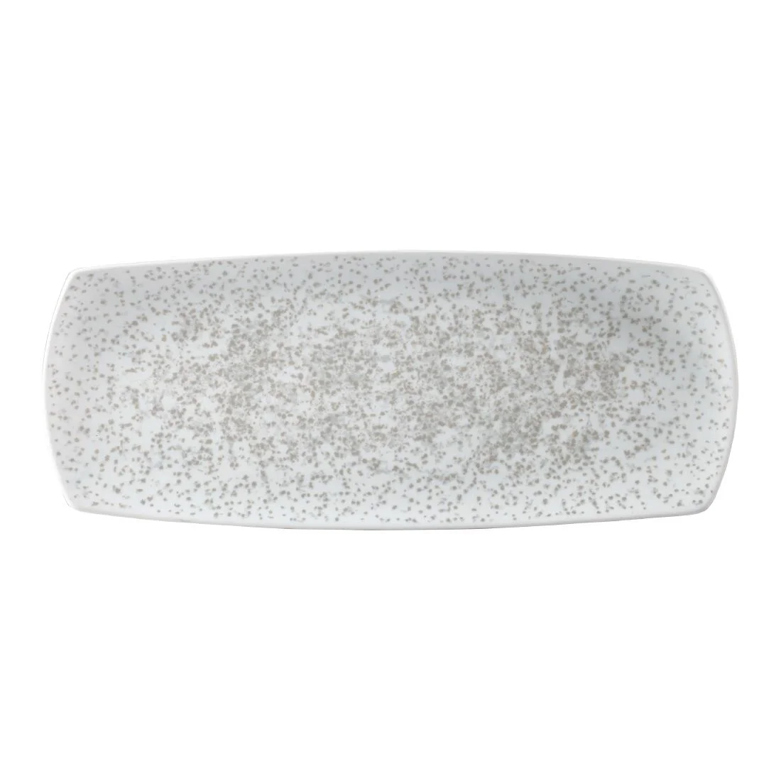 Churchill Menu Shades Caldera Rectangular Plates Chalk White 140 x 355mm (6 Pack)