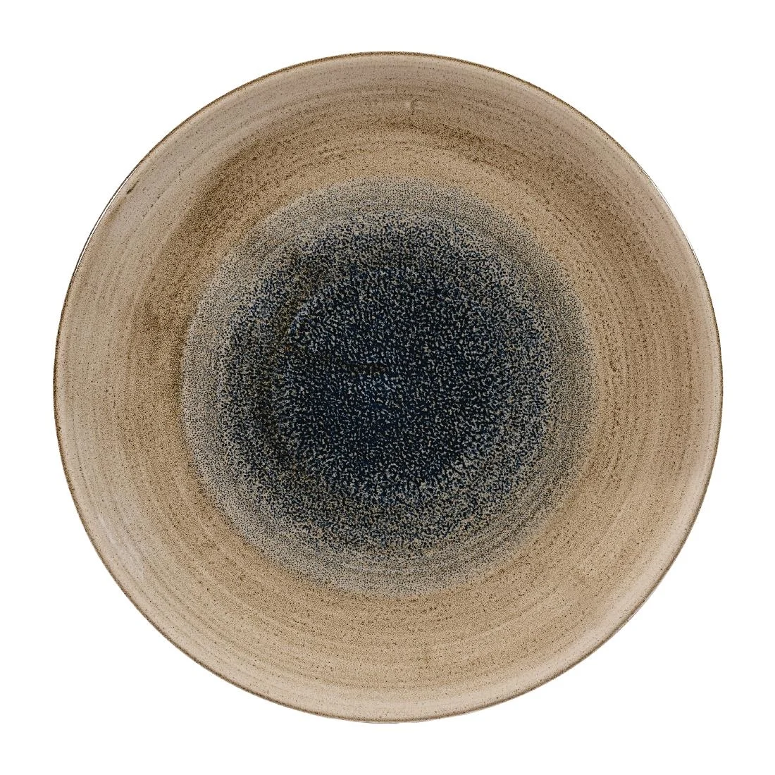 Churchill Stonecast Aqueous Coupe Plates Bayou Taupe 260mm (12 Pack)