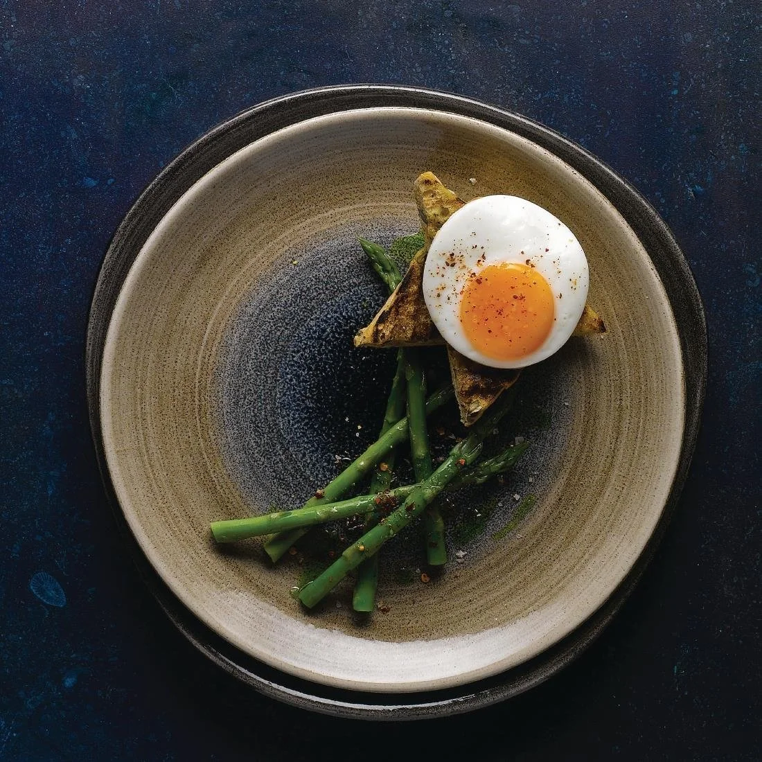 Churchill Stonecast Aqueous Coupe Plates Bayou Taupe 217mm (12 Pack) - Image 6