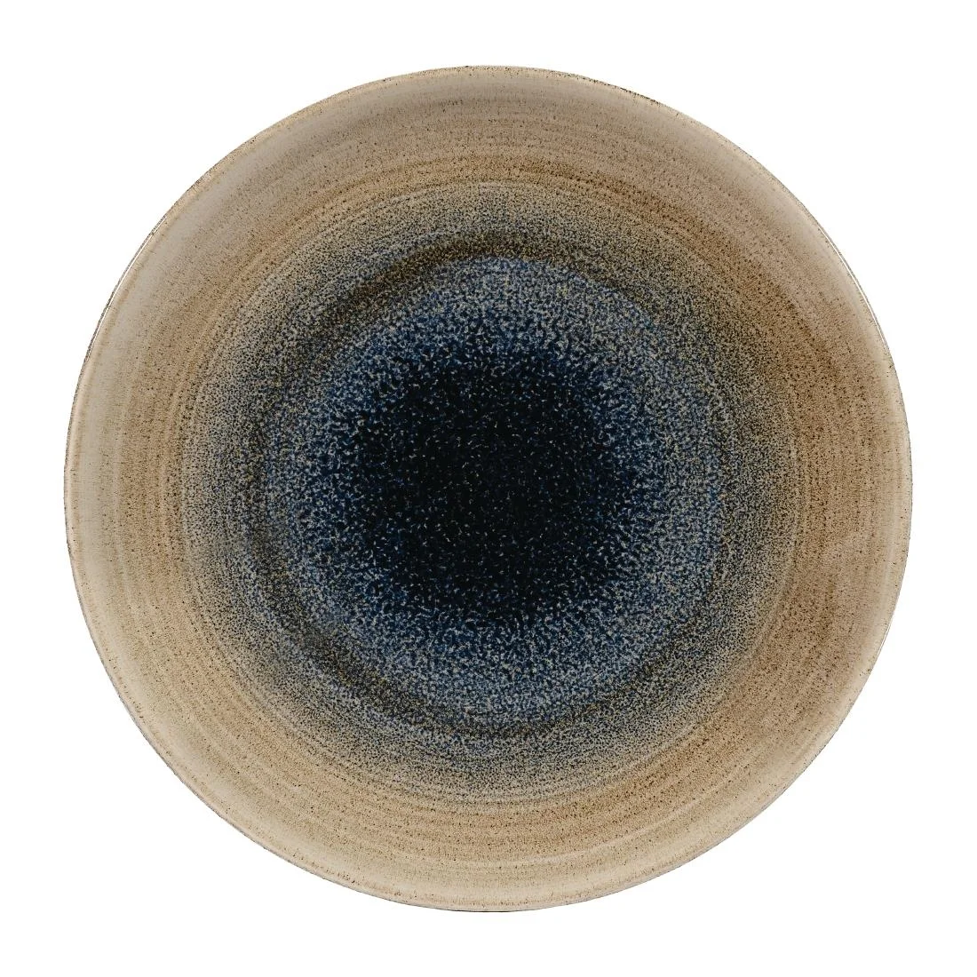 Churchill Stonecast Aqueous Coupe Plates Bayou Taupe 217mm (12 Pack)