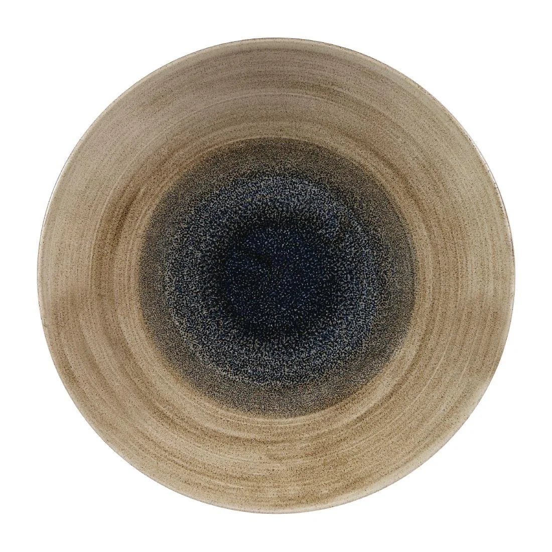 Churchill Stonecast Aqueous Deep Coupe Plates Bayou Taupe 281mm (12 Pack) - Image 1