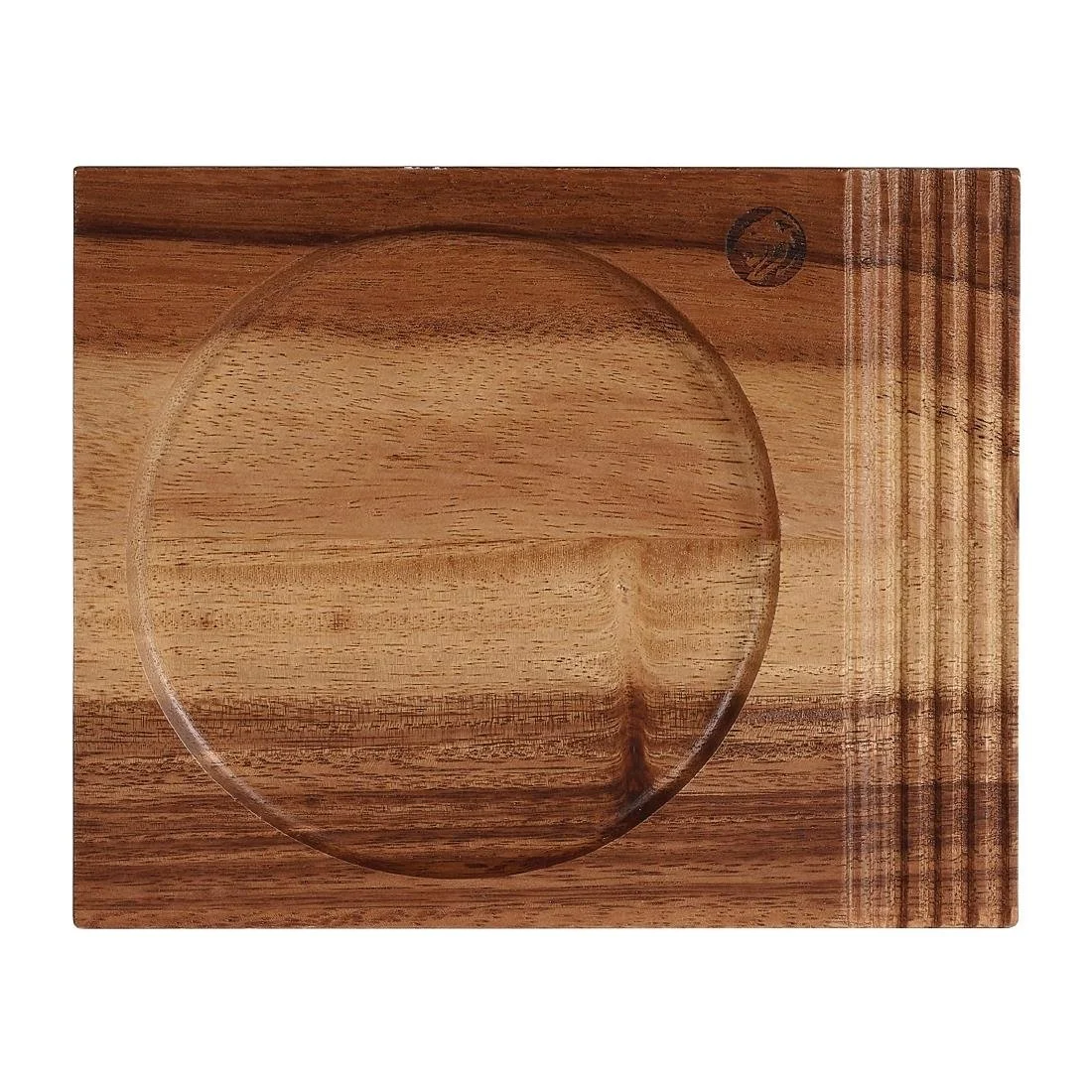 Churchill Alchemy Wood Single Handled Boards 177 x 142mm (4 Pack) - Image 1