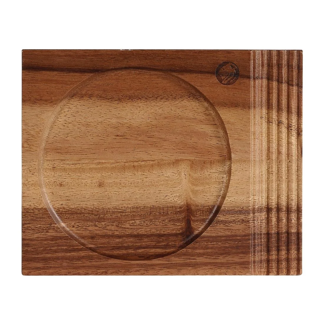 Churchill Alchemy Wood Single Handled Boards 177 x 142mm (4 Pack) - Image 1