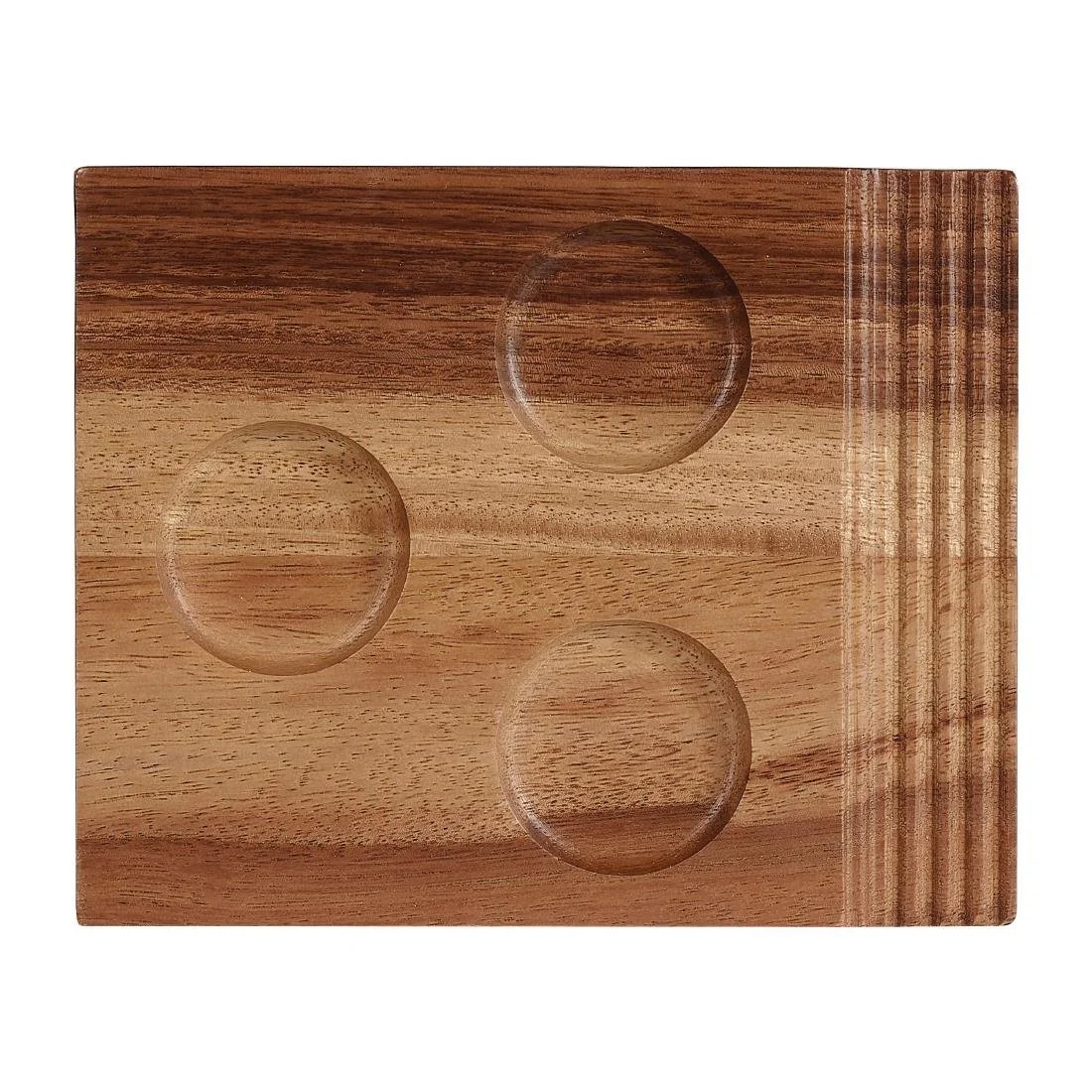 Churchill Alchemy Wood Single Handled Boards 177 x 142mm (4 Pack) - Image 3