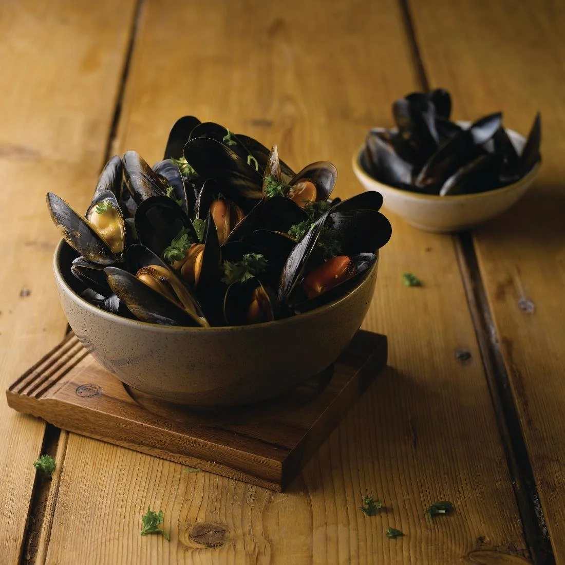 Churchill Alchemy Wood Single Handled Boards 177 x 142mm (4 Pack) - Image 4