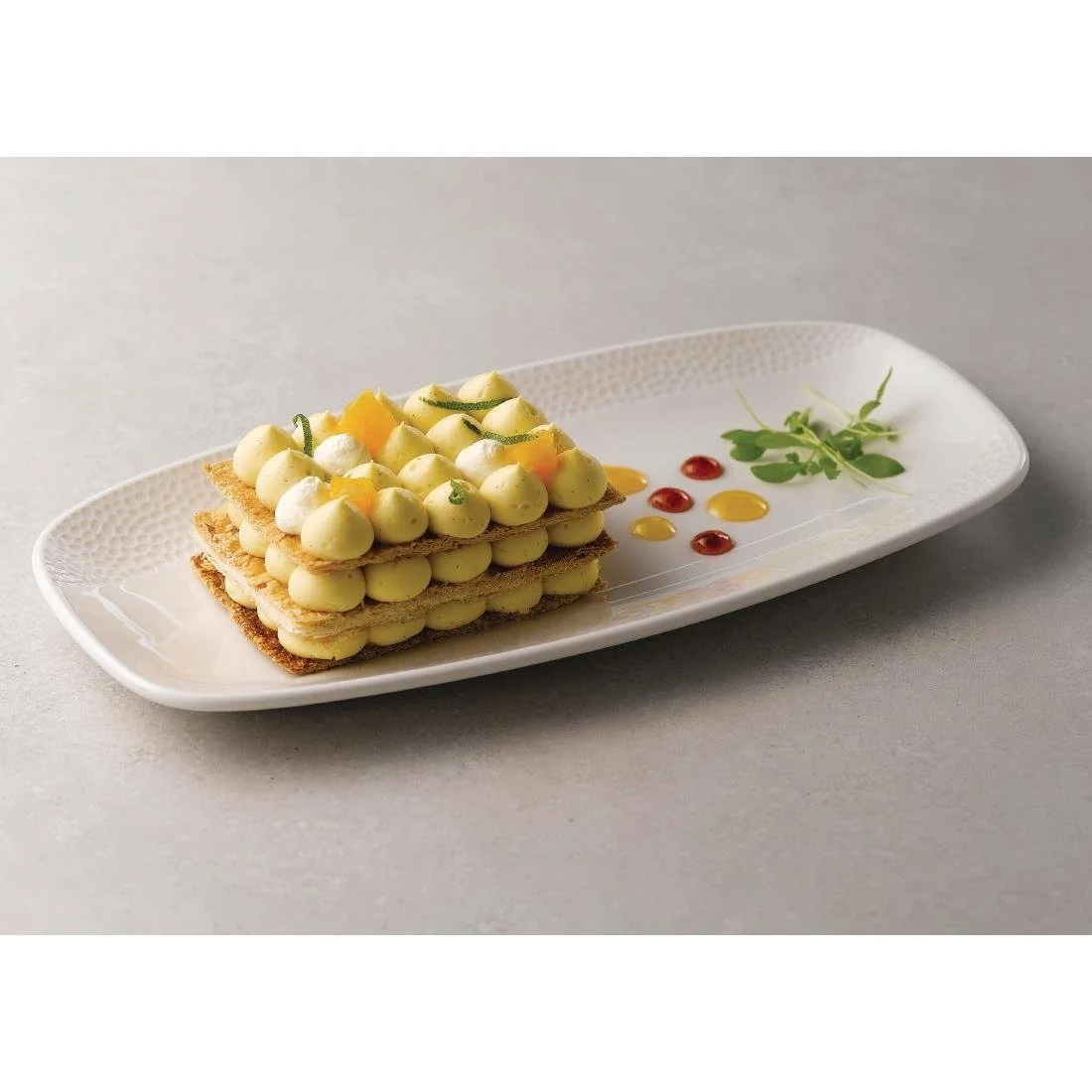 Churchill Isla Oblong Plates White 150 x 295mm (12 Pack) - Image 4