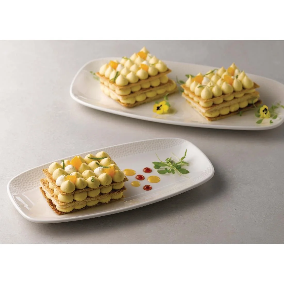 Churchill Isla Oblong Plates White 150 x 295mm (12 Pack) - Image 5