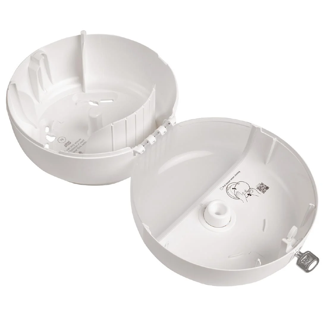 Tork SmartOne Mini Toilet Paper Roll Dispenser White T9 - Image 6