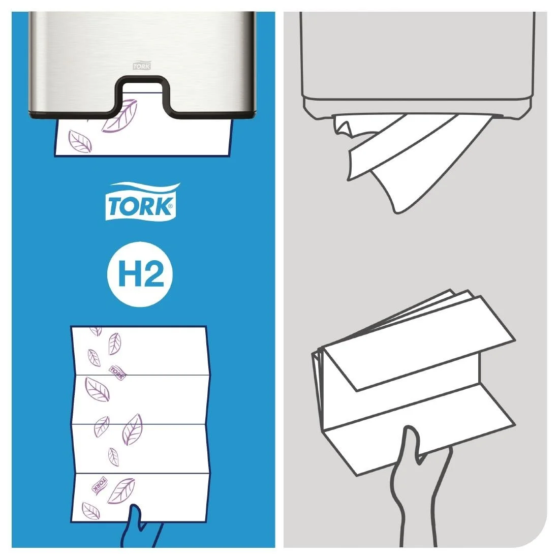 Tork Xpress Extra Soft Multifold Hand Towels White H2 (21 Pack) - Image 3