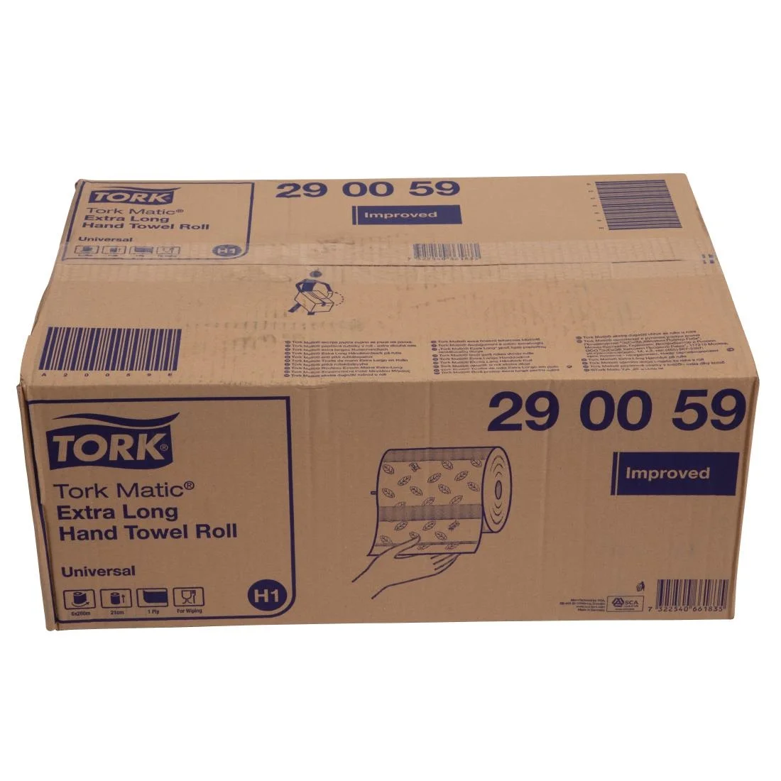 Tork Matic Extra Long Paper Hand Towels White H1 (6 Pack) - Image 4
