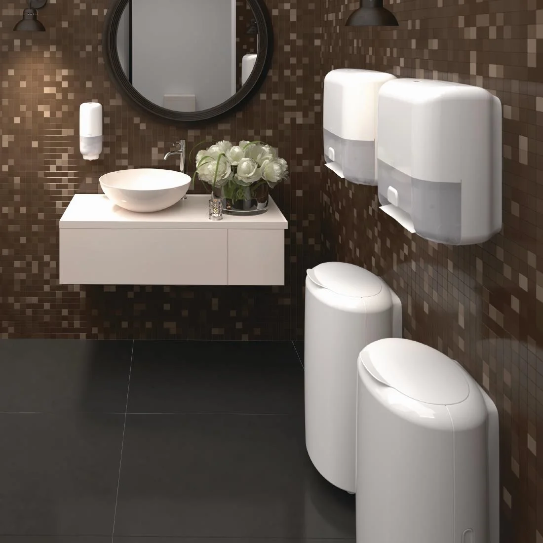 Tork Matic Automatic Hand Towel Roll Dispenser White H1 - Image 3