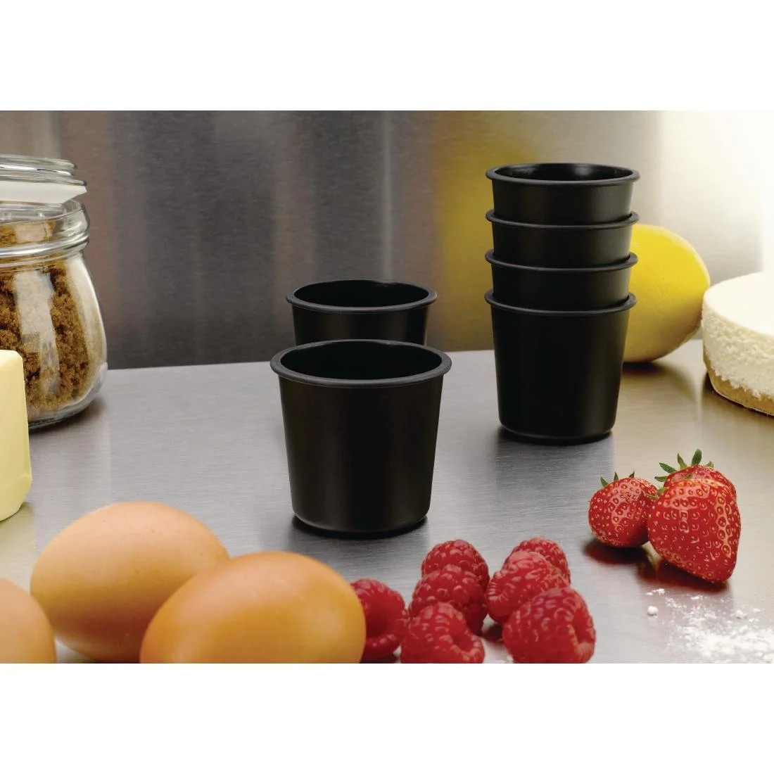 Matfer Bourgeat Exoglass Dariole Mould 55mm (6 Pack) - Image 4