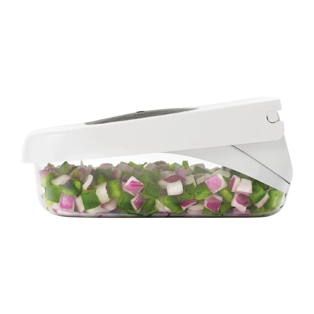 Oxo Vegetable Chopper with Easy Pour Opening - Image 2