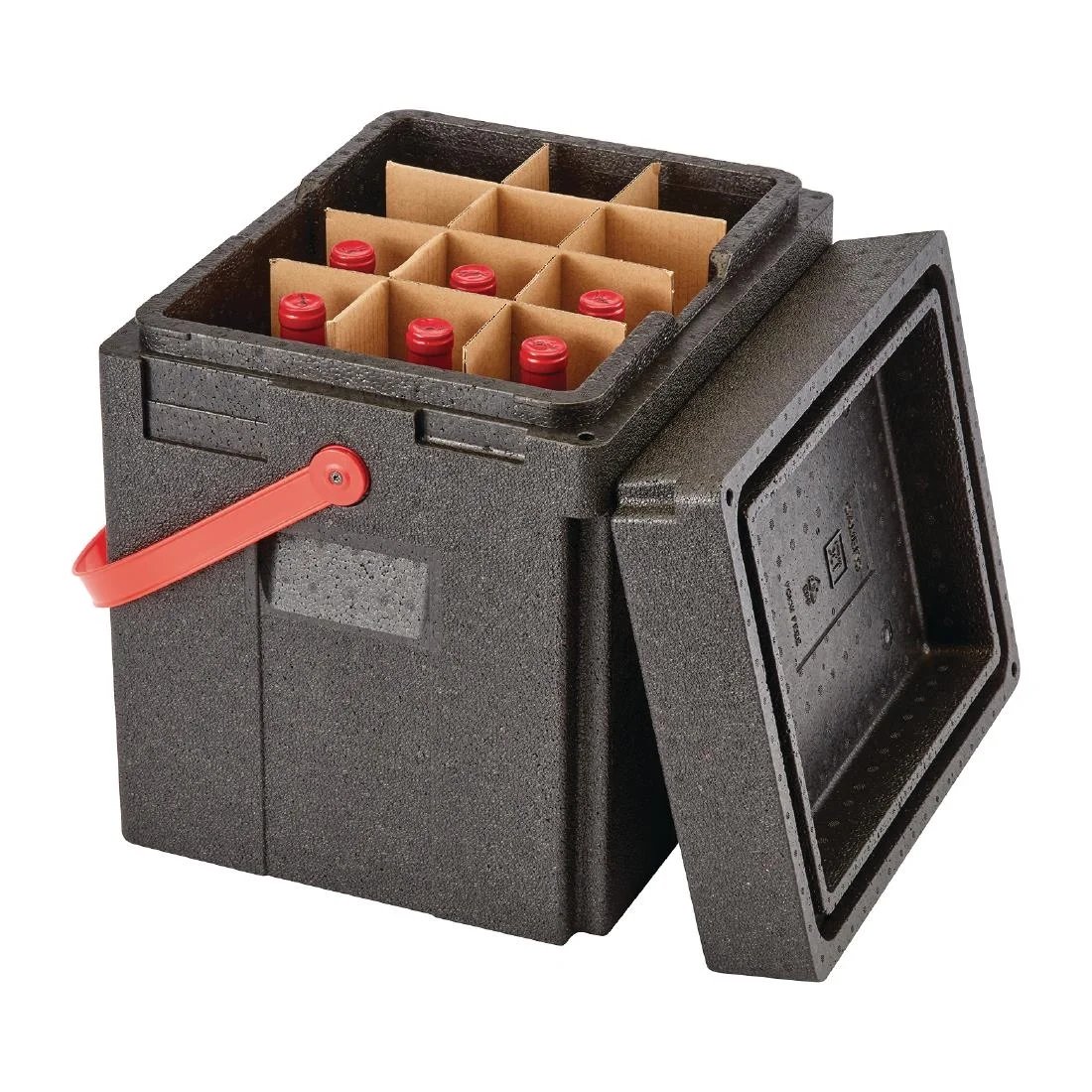 Cambro Cam GoBox Tall Beverage Box Insulated Drinks Carrier With Strap 35Ltr - Image 3
