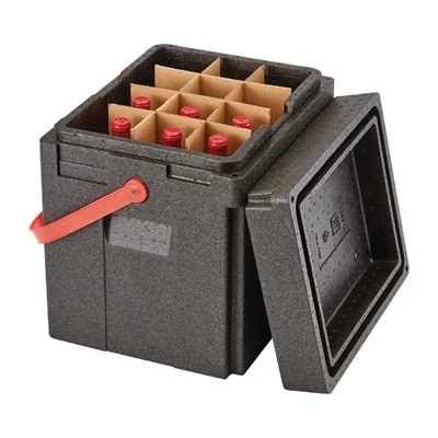 Cambro Cam GoBox Tall Beverage Box Insulated Drinks Carrier With Strap 35Ltr - Image 3