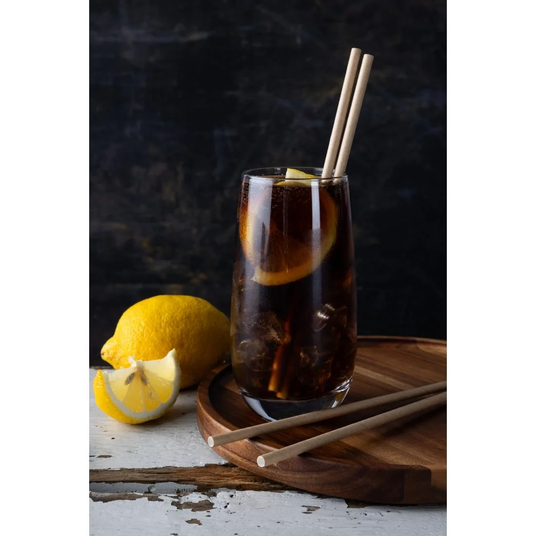 Fiesta Compostable Paper Straws Kraft (Pack of 250) - Image 3