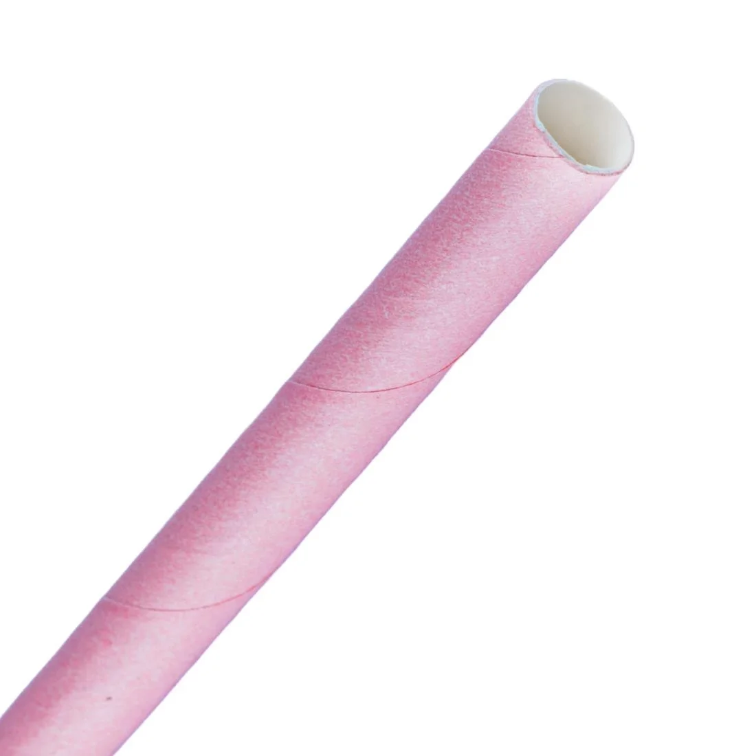 Fiesta Compostable Paper Smoothie Straws Pink (Pack of 250) - Image 4