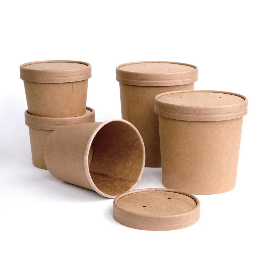 Fiesta Compostable Soup Containers 98mm 455ml / 16oz (Pack of 500) - Image 6