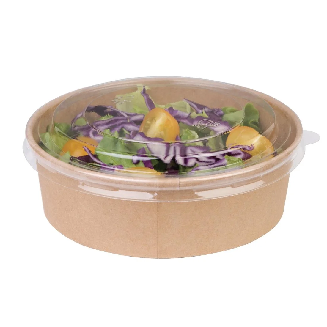 Fiesta Compostable Round Kraft Salad Bowls 500ml / 18oz (Pack of 300) - Image 5