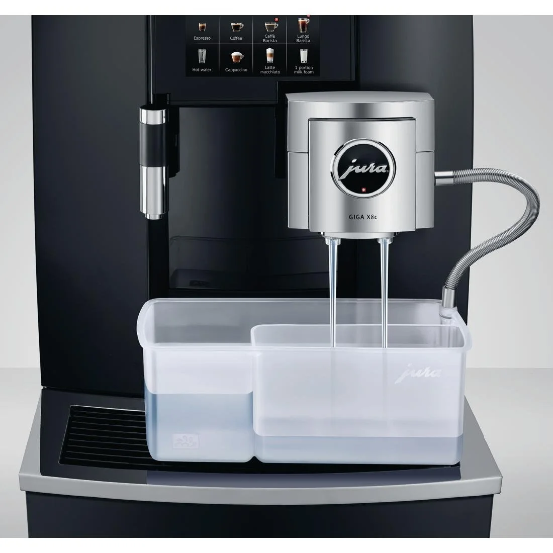 Jura Giga X8 Fill Bean to Cup Coffee Machine Black - Image 4