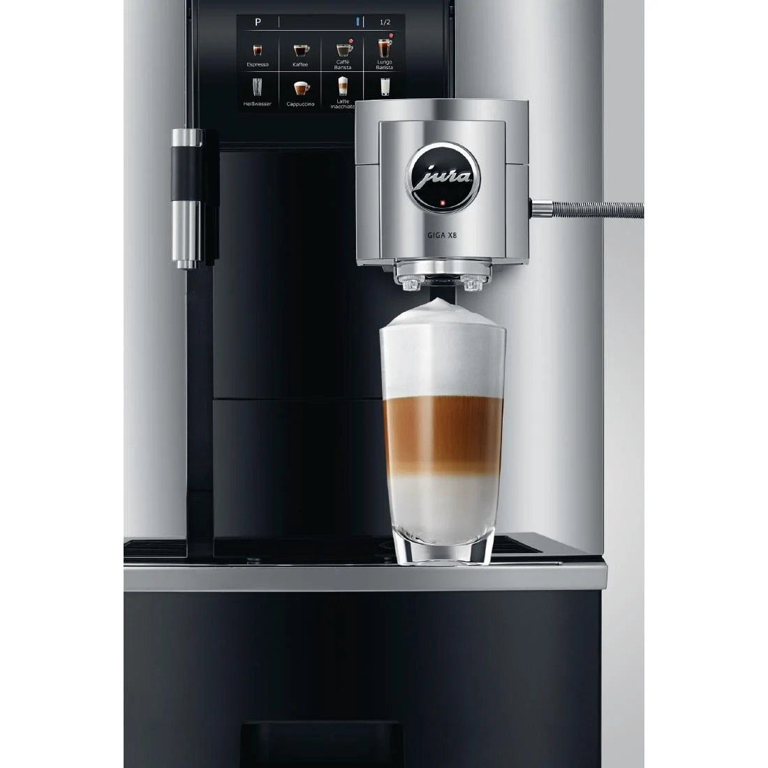 Jura Giga X8 Manual Fill Bean to Cup Coffee Machine Black - Image 5