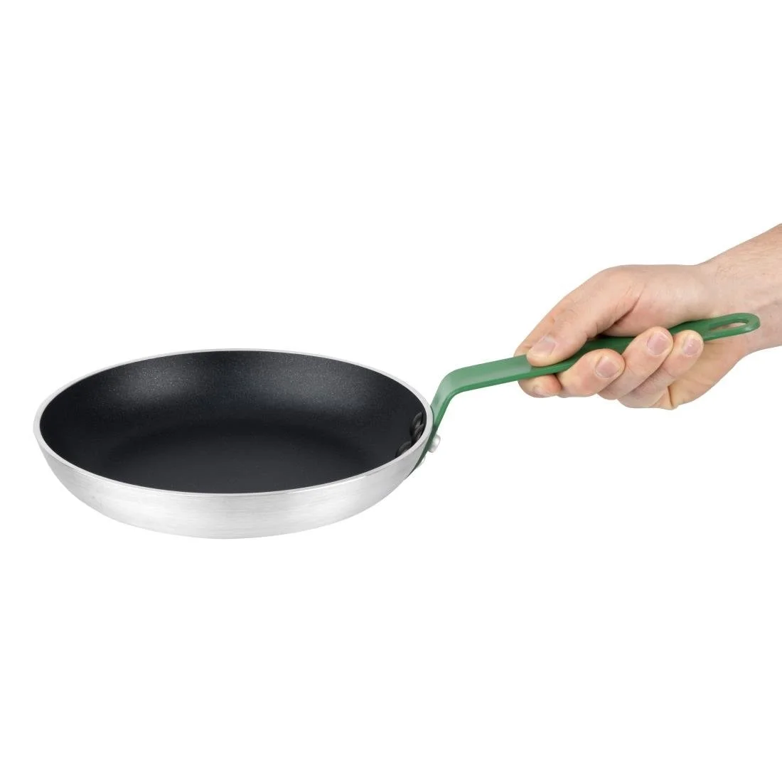 Hygiplas Aluminium Non-stick Teflon Platinum Plus Frying Pan Green 24cm - Image 6