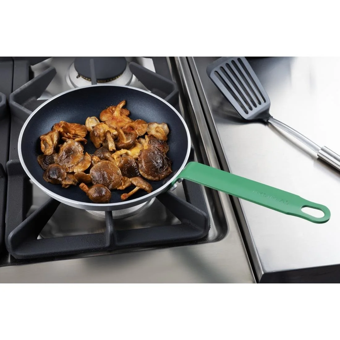 Hygiplas Aluminium Non-stick Teflon Platinum Plus Frying Pan Green 24cm - Image 7