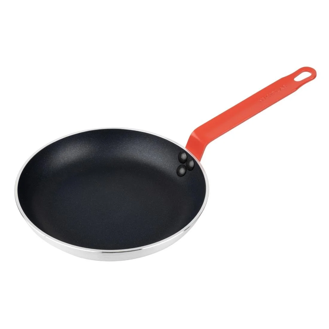 Hygiplas Aluminium Non-Stick Teflon Platinum Plus Frying Pan Red 24cm