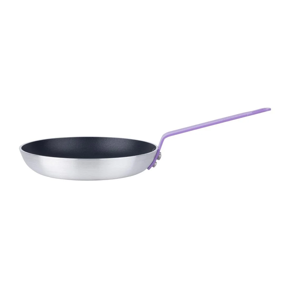 Hygiplas Aluminium Non-Stick Teflon Platinum Plus Frying Pan Purple 24cm - Image 2