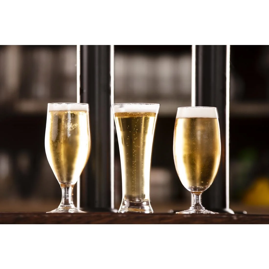 Olympia Stemmed Beer Glasses 420ml (6 pack) - Image 6