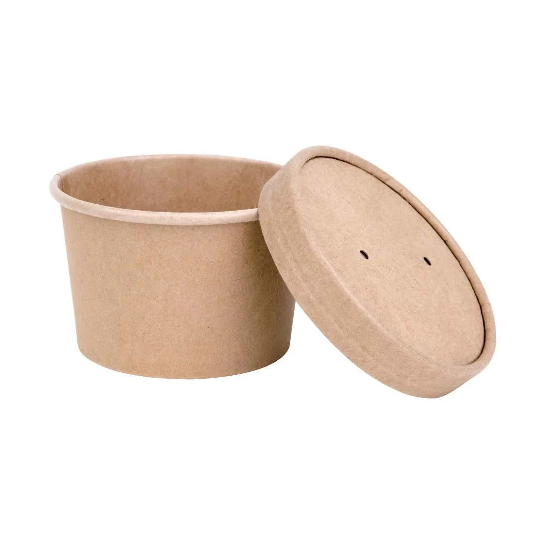 Fiesta Compostable Paper Soup Container Lids 98mm (Pack of 500) - Image 4