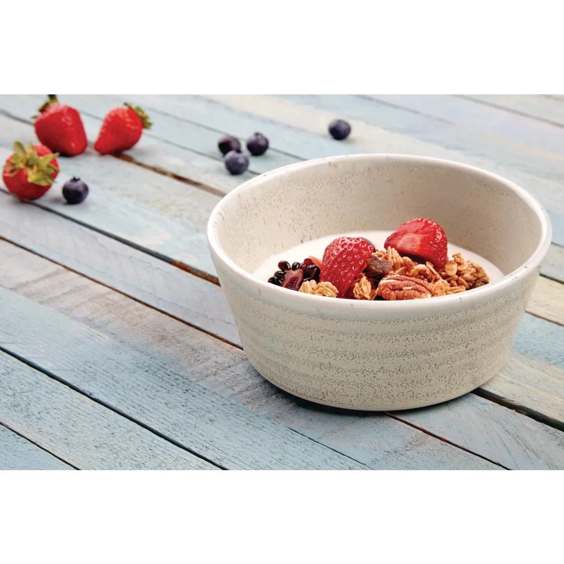 Olympia Cavolo Flat Round Bowls Spring Green 143mm (6 Pack) - Image 6