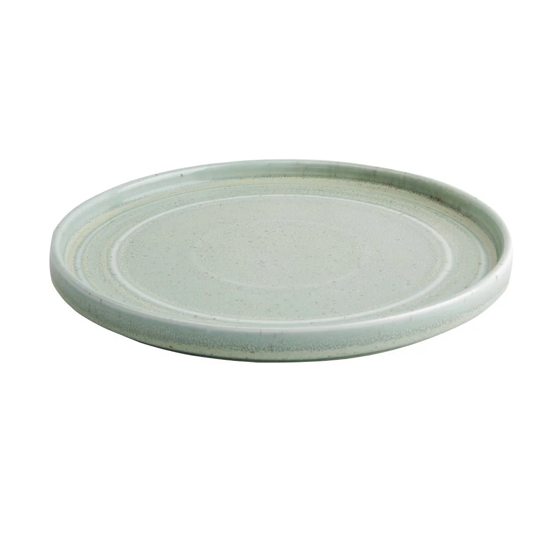 Olympia Cavolo Flat Round Plates Spring Green 220mm (6 Pack) - Image 2