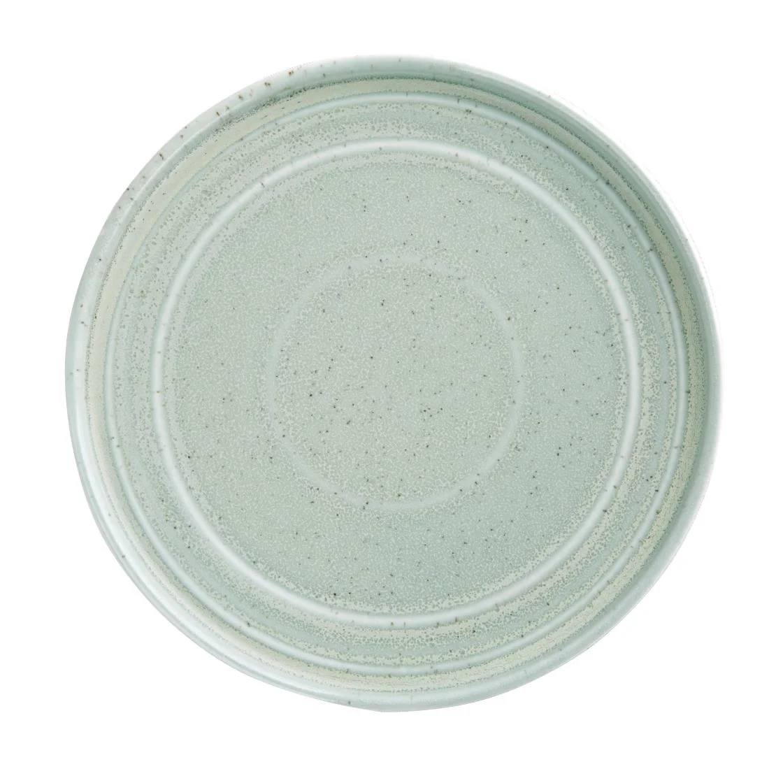Olympia Cavolo Flat Round Plates Spring Green 220mm (6 Pack) - Image 1