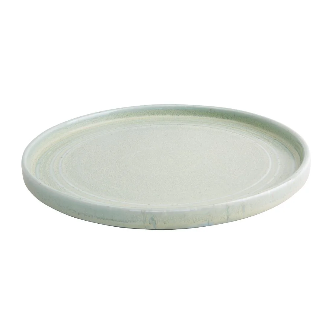 Olympia Cavolo Flat Round Plates Spring Green 270mm (4 Pack) - Image 2