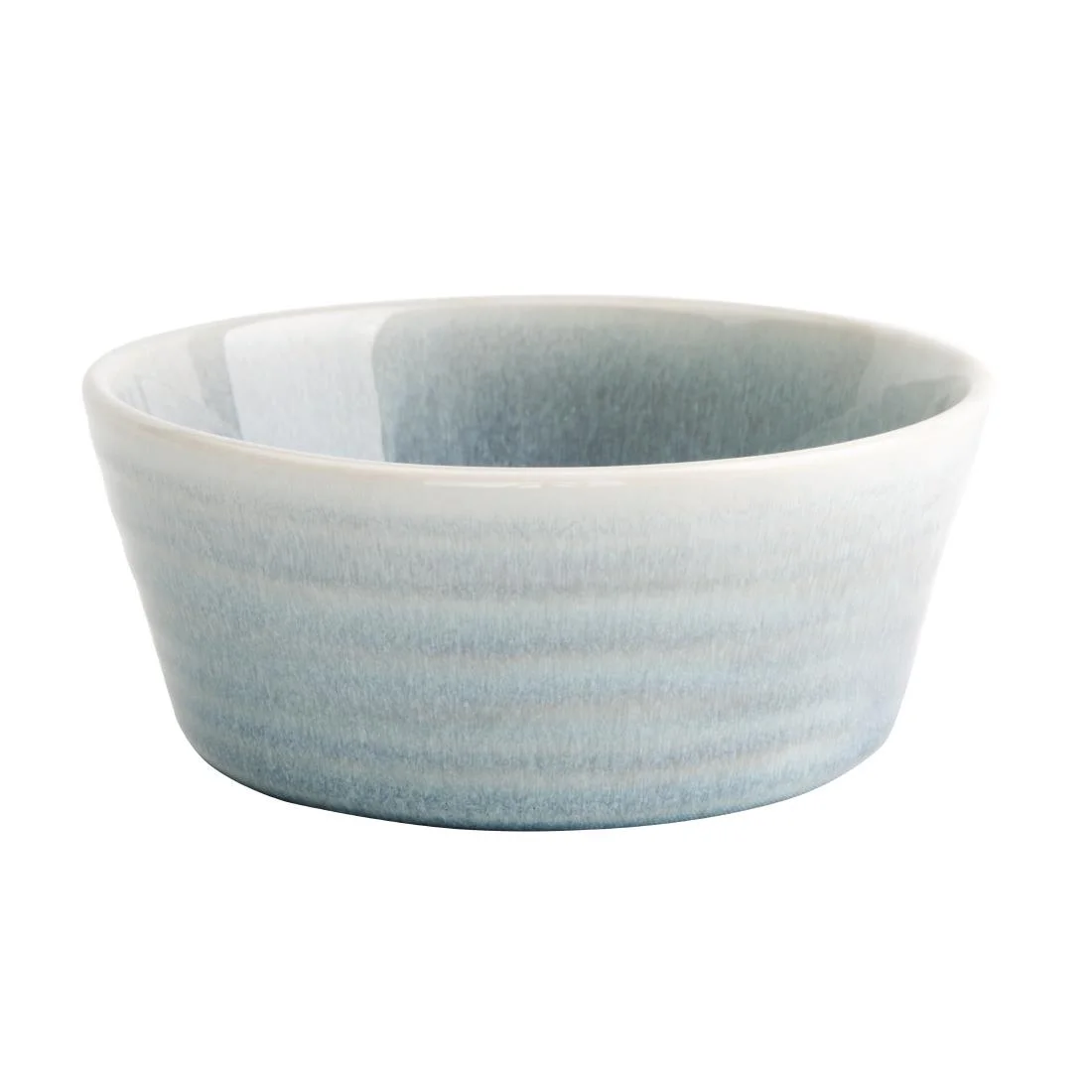 Olympia Cavolo Flat Round Bowls Ice Blue 143mm (6 Pack) - Image 1