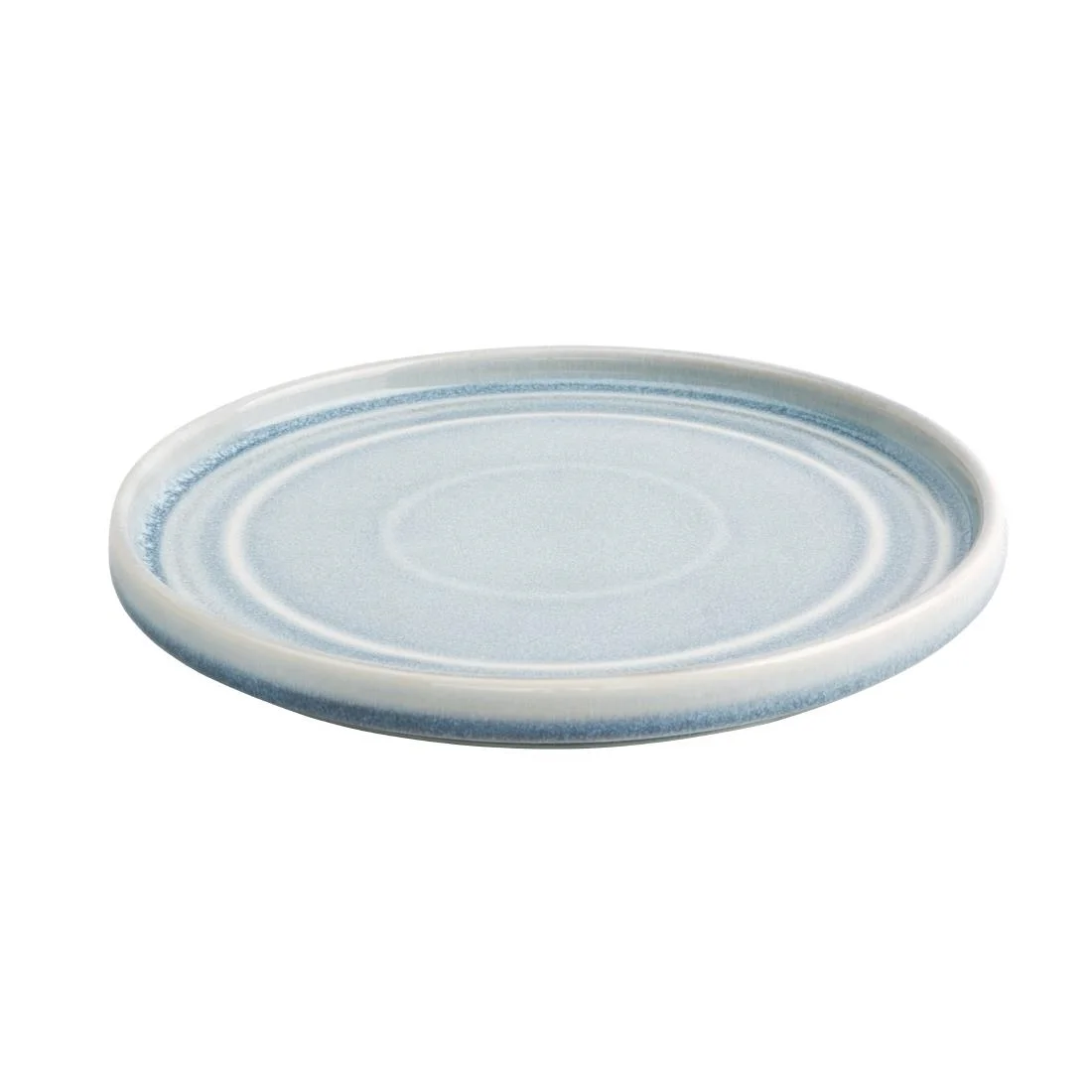 Olympia Cavolo Flat Round Plates Ice Blue 220mm (6 Pack) - Image 2