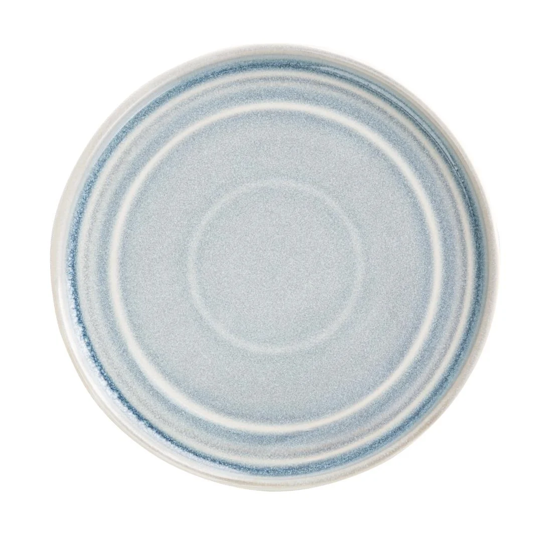 Olympia Cavolo Flat Round Plates Ice Blue 220mm (6 Pack) - Image 1
