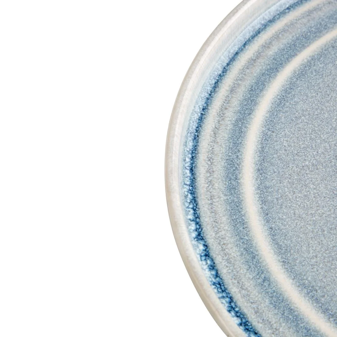 Olympia Cavolo Flat Round Plates Ice Blue 270mm (4 Pack) - Image 5
