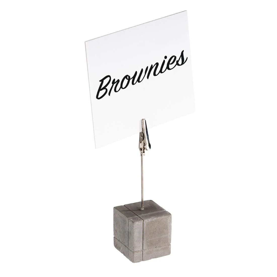 APS Concrete Effect Table Stand Square With Peg (4 Pack) - Image 4